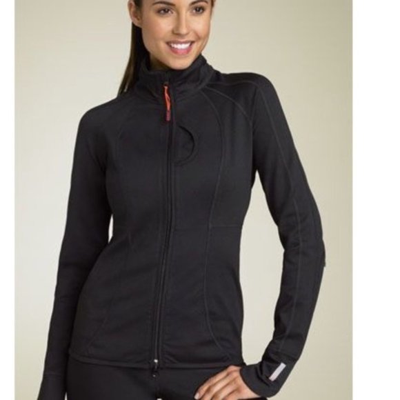 Zella Jackets & Blazers - SOLD Zella Sculpt Performance Zip Up Black Jacket